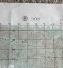 Vietnam War Us Military Rare Central Highlands Combat Map 1965