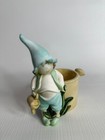 Vintage Flower Petal Gnome Planter Handpainted 5  Tx 3 5  W