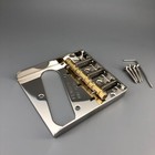 Nickel Fender Vintage Style Telecaster Guitar Bridge Brass Saddles Through Body