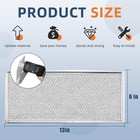 Fetechmate Microwave Grease Filter W10208631a 13 X 6 Inch Aluminum Mesh    