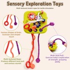 Baby Sensory Activity Toy Montessori Shape Sorter Stacking Educational Gift