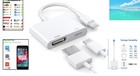 Portable Lightning To Hdmi Adapter For Iphone   Ipad - 1080p Hd Mirroring
