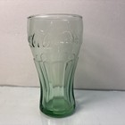 Coca Cola Green Glass 16 Oz Libbey Coke Bottle Style Tumbler Usa
