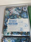 Vintage Photo Album Lot 6 Self-adhesive Magnetic Floral Travel Kmart Sealed Nos