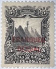 Travelstamps 1893 Nicaragua Stamps Op    franqueo Oficial   mountain View Stamp Mint