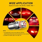 1156 Super Red Led Safety Brake Tail Light Bulbs For Honda Civic Coupe 2016-2020