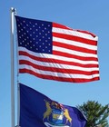 American Flag For 3x5 Ft Outdoor Us Flags Made In Usa Embroidered Stars Sewn    