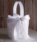 New True Love Gift Ring Bearer Pillow And Flower Girl Basket Set Pearl   78 