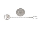 Vintage Sterling Silver 925 Animal Alpaca Party Hors D oeuvres Fork