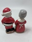 Vintage Mr  And Mrs  Santa Claus 1970 s Ceramic Mold Figures 4   