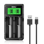 Ebl Battery Charger For 3 7v Lithium Ion 1 2v Ni-mh Ni-cd C Aa Aaa Batteries