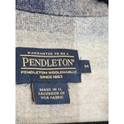 Vintage Pendleton Womens Button Blazer Jacket Shirt Medium Plaid Vtg 