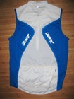 Zoot Triathlon Jersey Tri Shirt Size Large Zipper Front Blue With White