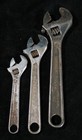 Vintage Crescent Tool Co Adjustable Wrench Set Of 3 Wrenches 6  8  10   b7 