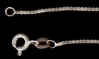 Sterling Silver Solid Serpentine Chain 18    1mm New