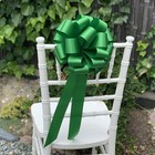 Big Emerald Green Pull Bows With Long Tails - 9  Wide  Set Of 6  Christmas  Diy