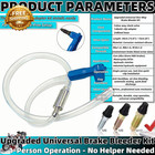Universal Brake Bleeder Kit With One Way Check Valve Adapter   Hose Hydraulic