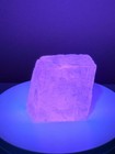 Glowing Iceland Spar Calcite Crystal Specimen W  Terlingua-type Fluorescence