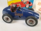 Schuco Grand Prix Racer 1070 - Tinplate Clockwork Racing Car W box key instruc 