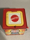 Vintage 1971 Mattel Jack-in-the-box Clown Tin Music Box Toy Classic Working 