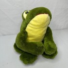 Vintage 1991 Ty Large Croaking Frog Green Beanie Baby Plush Stuffed Animal Toy