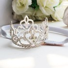 Elesa Miracle Little Girl Crown Baby Girl Infant Toddler Crystal Crown Tiara