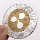 Ripple Coin Xrp Crypto Challenge Coin Metal Gold Plated Collectors Commemorative