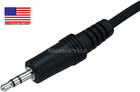 Audio stereo Cable - 3 5mm 1 8   Aux  Trs  Male Plug To Female Jack  Molded Stra