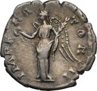 Empire Antoninus Pius   Victory Ngc Color Toning Ancient Silver Roman Coin D864