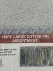 144pc Goliath Industrial Lpc144 Stainless Steel Large Cotter Pin Assortment