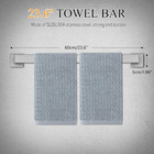 10-pieces Brushed Nickel Bathroom Hardware Accessories Set 23 6 Inch Towel Bar S