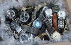 Lot Of 16 Lbs Of  Men s   Women s Watch s  Fossil  Timex  Casio armitron     Etc