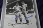 Charlie Keller Joe Dimaggio Ny Yankees Baseball Autographed Brace 8x10 Photo Psa