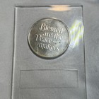 1969 Franklin Mint Silver Token Medal Blessed Are The Peace Makers Lion Lamb Use