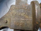 Hollands Manufacturing Co  No  102 Vise - Made In Erie  Pa - 3    Wide Jaw