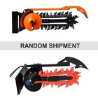 Hydraulic Trencher Attachment Fit Skid Steer Bobcat Cat Case Jd
