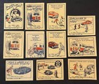 Travelstamps  Lithuania Matchbox Labels - Pedestrian Traffic Safety - Lot Of 11