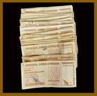 100x Zimbabwe 50 Billion Agro Dollars Bundle 2008 Heavily Used Circulated