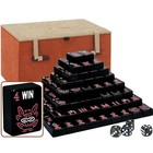 American Mahjong Game Set  166 Numbered Tiles  1 2    4 Dice  Storage Case  