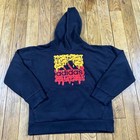 Adidas Boys Hoodie Sweatshirt Jogger Pants Set Black Red Yellow Drip Logo