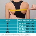 Adjustable Back Posture Corrector Brace Shoulder Support Belt Spine Straightener