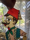 Vintage Greek Karagiozis Shadow Puppet Hand Painted 10   