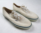 Vtg 80s 90s Vans Era Cream Off White Canvas Sneaker Size 6 5 Made In Usa Doren
