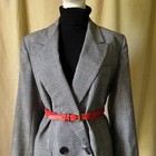 Vintage 90s Giorgio Sant angelo Glen Plaid Wool Blazer Jacket Size 12 M l