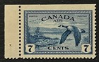 Travelstamps  1946 Canada Air Mail Stamps Scott  c9 - 7c Canadian Goose Mint Og