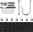 50pcs Sharp Barbed Fishing Hooks  High-carbon Steel Ultra-strong  Single Size Wi