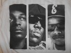 Snoop Dogg  Notorious B i g  Eazy-e Hip Hop Legends Rap Image T-shirt Mens L 