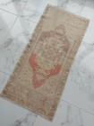 Unique Rare Antique Oriental Rug Turkish Faded Rug Kitchen Door Oushak Rug