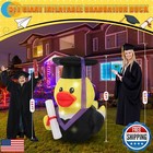Leyndo 1 Set 5ft Graduation Inflatables Decoration Giant Inflatable Duck With