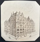 Antique The Bingham House Philadelphia Pa Cigar Box Label Embossed C1900